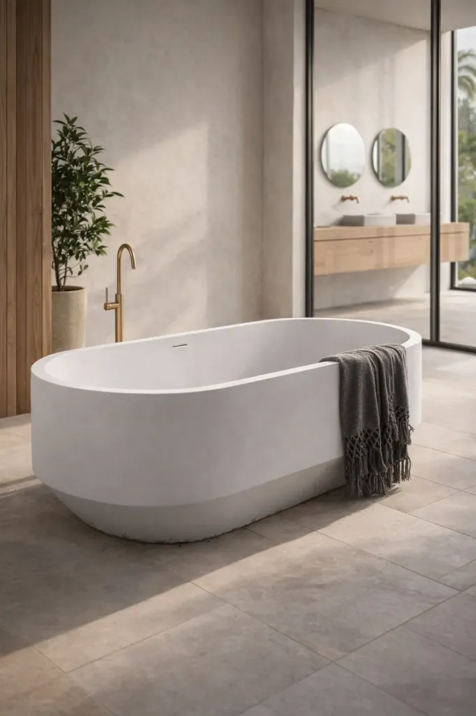 [BATH180-NILO-TER] Nilo Bath (L 180 x l 80 x H 55 cm, Terracota)