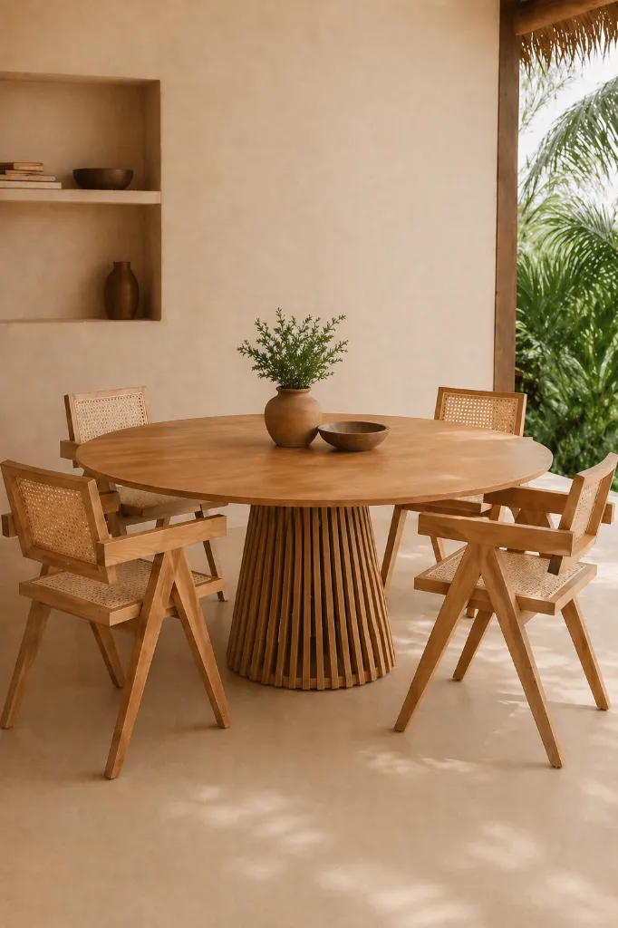 Set 1 table Nirvana et 4 chaises Orenda